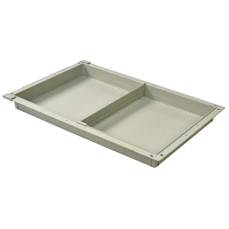 Medstor Max Accessories 2" Medical Storage Cabinet Tray w/ 1 short divider & 2 pull out stoppers 81030-2